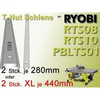 T-Nut Schiene Gleitschiene F. Ryobi Rts 08, 10, Pblts01 Tischkreissäge von RUSoftware