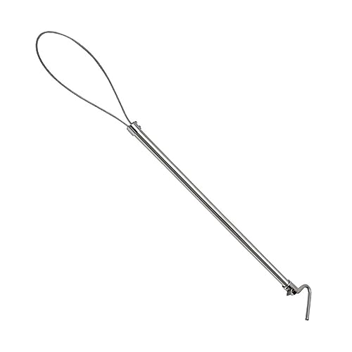 RUTAVM Pig Catcher Holder, Animal Piglet Catcher Pole, Pig Snare Farming Equipment Stainless Steel Animal Hog Piglet Catcher for Pig Farm Animals Livestock Tool von RUTAVM