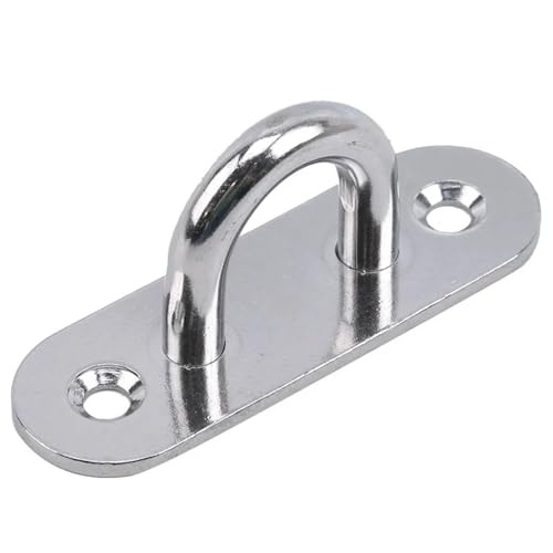 RUTHYEARS Pad-Augenplatte, 1/3/5 Stück, Wandmontage, U-Boot, Deckenaufhängerring, Garagen-Hängematten-Pad-Augenplatte(304 M8 8x2.5x3.5cm) von RUTHYEARS