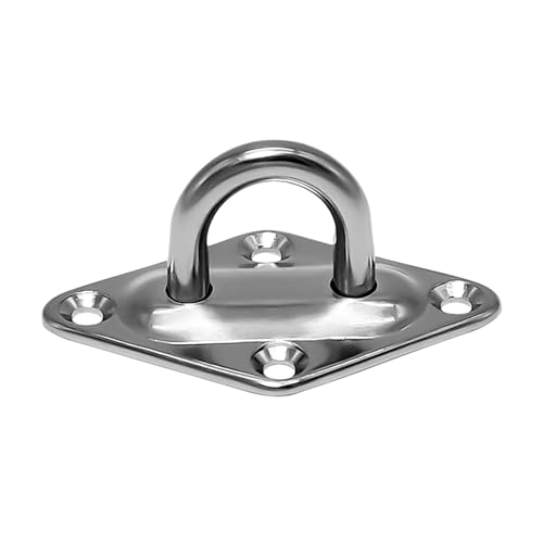 RUTHYEARS Pad-Augenplatte, 1/3/5 Stück Yoga-Schaukeln Hängematten Marine Rigging Pad-Augenplatte(M6,3pcs) von RUTHYEARS