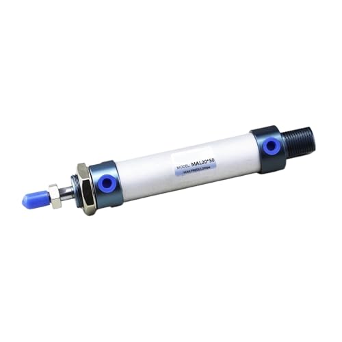 Zylinderdurchmesser 16 20 25 32 40 mm MAL-Serie doppeltwirkend Aluminiumlegierung Minizylinder doppeltwirkend(75,MAL_25) von RUTPPVEZ