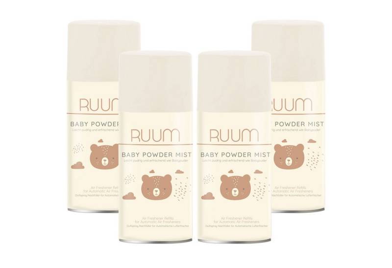 RUUM Raumduft-Nachfüllflasche Lufterfrischer Nachfüller (4-St., 250ml (4er Pack) von RUUM