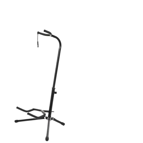 Gitarrenständer Tragbare Metall Gitarre Boden Ständer Halter Faltbare Folk Gitarre Halterung Laute Bass Rack for Akustische Elektrische Gitarre Display Stand von RUWLFE