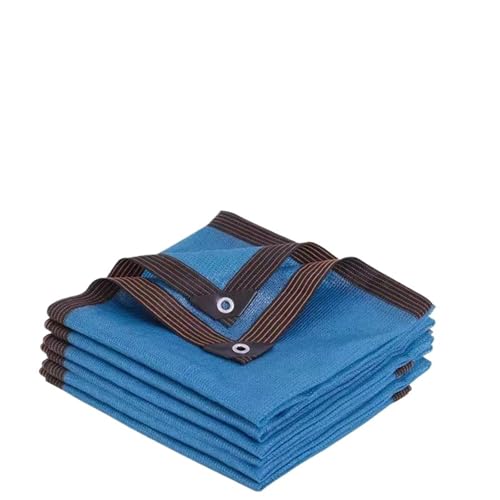 RUWLFE Schattennetz Beschattung Garten Markise Kerze Outdoor Camping Markise Balkon Fenster Wärmedämmung Sonnenschutz Netz Pool Sommer Sonnenschutznetze(Blue,2x3.0m) von RUWLFE