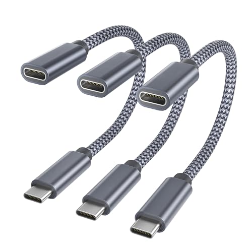 RUXELY USB C Datenblocker Adapter 3Stück,Typ C Stecker auf USBC Buchse Defender Kabel,Nur Lade,Schützt vor Hackern Viren,Privatsphäre Datensicherheit für iPhone 14 15 16,Samsung Galaxy S25 S23,iPad 10 RUXELY USB C Datenblocker Adapter 3Stück,Typ C Stecker auf USBC Buchse Defender Kabel,Nur Lade,Schützt vor Hackern Viren,Privatsphäre Datensicherheit für iPhone 14 15 16,Samsung Galaxy S25 S23,iPad 10 von RUXELY