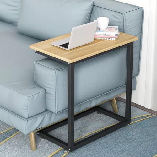 RUYICZB C-Tisch Beistelltisch, Computertisch-Beistelltisch, Couchtische Zum Unterschieben, Moderne Beistelltische Für Schlafzimmer, Wohnzimmer, Sofa, Büro,Black Walnut,XL von RUYICZB