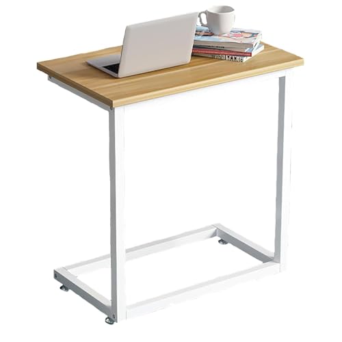 RUYICZB C-Tisch Beistelltisch, Computertisch-Beistelltisch, Couchtische Zum Unterschieben, Moderne Beistelltische Für Schlafzimmer, Wohnzimmer, Sofa, Büro,White Walnut,XL von RUYICZB