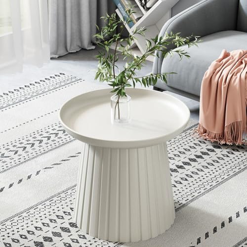 RUYICZB Moderner Runder Couchtisch Fürs Wohnzimmer, Kleiner Wohnzimmertisch, Beistelltisch Aus Kunststoff Für Kleine Räume, Pilzförmiger Beistelltisch Für Den Außenbereich,Beige,small RUYICZB Moderner Runder Couchtisch Fürs Wohnzimmer, Kleiner Wohnzimmertisch, Beistelltisch Aus Kunststoff Für Kleine Räume, Pilzförmiger Beistelltisch Für Den Außenbereich,Beige,small von RUYICZB