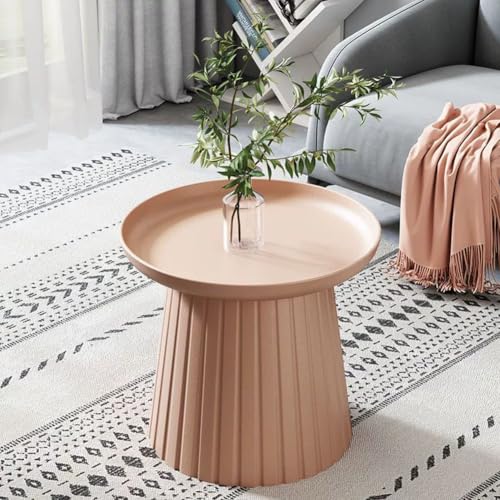 RUYICZB Moderner Runder Couchtisch Fürs Wohnzimmer, Kleiner Wohnzimmertisch, Beistelltisch Aus Kunststoff Für Kleine Räume, Pilzförmiger Beistelltisch Für Den Außenbereich,Rosa,small RUYICZB Moderner Runder Couchtisch Fürs Wohnzimmer, Kleiner Wohnzimmertisch, Beistelltisch Aus Kunststoff Für Kleine Räume, Pilzförmiger Beistelltisch Für Den Außenbereich,Rosa,small von RUYICZB