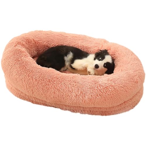 RUYICZB Orthopädisches Hundebett Rund Hundekissen Hundesofa Katzenbett Donut Kuscheliges Hundekorb Waschbar Flauschig Hundematte rutschfeste Unterseite Bezug Abnehmbar,Rosa,XXL RUYICZB Orthopädisches Hundebett Rund Hundekissen Hundesofa Katzenbett Donut Kuscheliges Hundekorb Waschbar Flauschig Hundematte rutschfeste Unterseite Bezug Abnehmbar,Rosa,XXL von RUYICZB