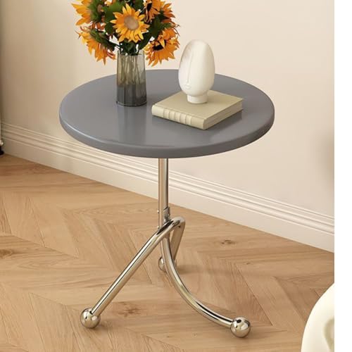 RUYICZB Runder Beistelltisch Weiß, Beistelltische Aus Holz, Beistelltisch Für Couch, Kleine Beistelltische Für Kleine Räume, Schlafzimmer, Wohnzimmer, Badezimmer, Büro,Grau,M RUYICZB Runder Beistelltisch Weiß, Beistelltische Aus Holz, Beistelltisch Für Couch, Kleine Beistelltische Für Kleine Räume, Schlafzimmer, Wohnzimmer, Badezimmer, Büro,Grau,M von RUYICZB