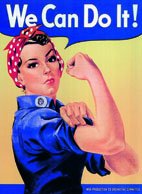 VR46 Blechschild 8x11cm - We Can Do It - Frauenpower Sign - Stahlschild - Wandmontage - Vintage VR46 Blechschild 8x11cm - We Can Do It - Frauenpower Sign - Stahlschild - Wandmontage - Vintage von VR46
