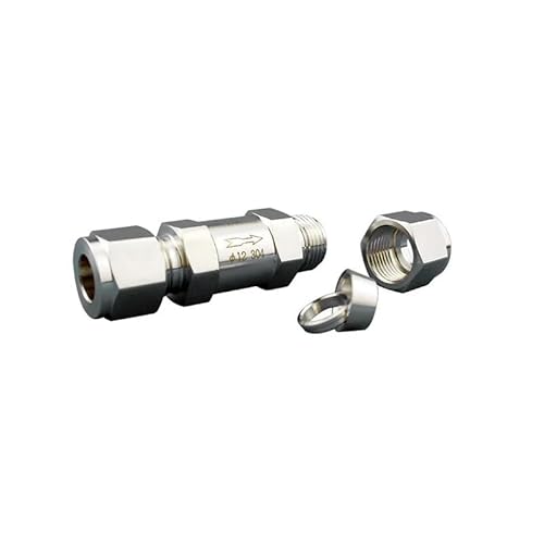 1PC 12MM High Pressure Stainless Steel Double Ferrule Check Valve ipeline Instrument One-way valve von RVBLRDSE