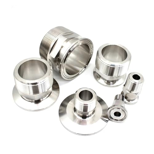 1PC Tri clamp 50.5mm NPT Male adapter SS304 stainless steel Fitting Connector Stainless Ferrule 1-1/4" 1PC Tri clamp 50.5mm NPT Male adapter SS304 stainless steel Fitting Connector Stainless Ferrule 1-1/4" von RVBLRDSE