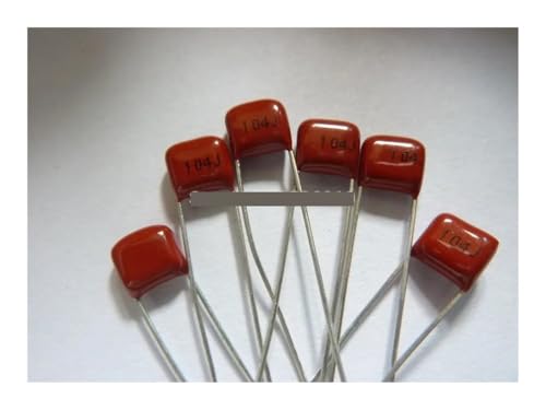 50pcs CBB capacitor 104 100V 104J 0.1uF 100nF P5 Metallized Polypropylene Film Capacitor Capacitance von RVBLRDSE