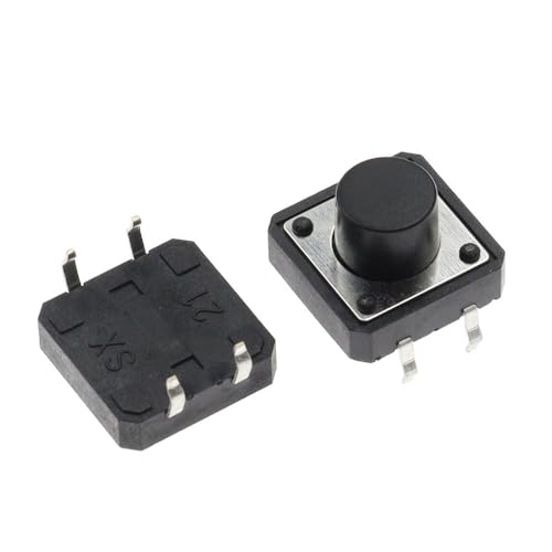 ElectronicSwitch 10PCS 12x12mm 4Pins DIP PCB Momentary Tactile Tact Push Button Switch 12x12x20mm von RVBLRDSE