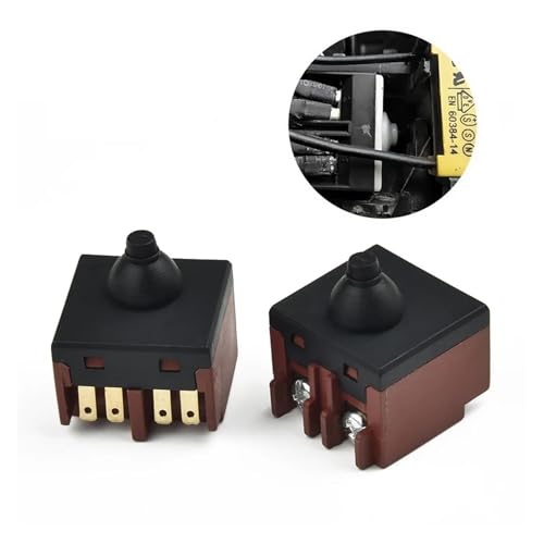 ElectronicSwitch 2pcs Angle Grinder Switch Replacement Push Button Switch For Angle Grinder 100 Polisher Accessory Power Tools Parts Accessories ElectronicSwitch 2pcs Angle Grinder Switch Replacement Push Button Switch For Angle Grinder 100 Polisher Accessory Power Tools Parts Accessories von RVBLRDSE