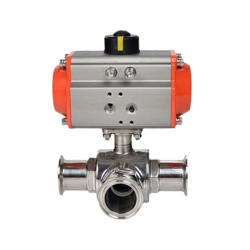 RVBLRDSE 1.5" Tri Clamp OD32mm Pipe 304 Stainless Steel Three-Way Ball Valve L Type RVBLRDSE 1.5" Tri Clamp OD32mm Pipe 304 Stainless Steel Three-Way Ball Valve L Type von RVBLRDSE