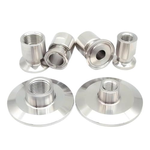 RVBLRDSE 1PC 1/4" NPT Female 1.5" Tri Clamp 50.5mm 304 Stainless Steel Pipe Fitting Connector Adapter von RVBLRDSE