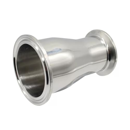 RVBLRDSE 32x19mm to 50.5x50.5mm 304 Stainless Steel Pipe Reducer Reducer Adapter von RVBLRDSE