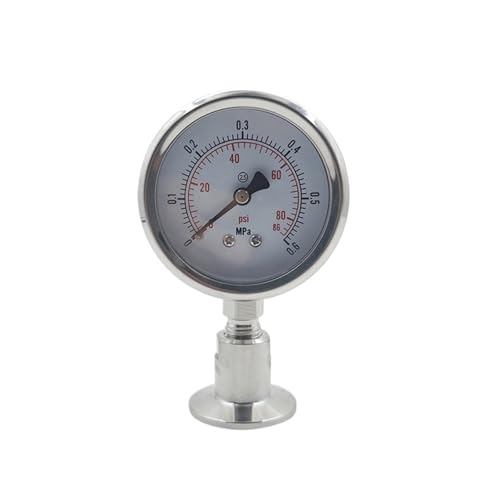 RVBLRDSE KF16 Vacuum Flange Manometer 0-2.5MPa Pressure Gauge SS304 Stainless Steel RVBLRDSE KF16 Vacuum Flange Manometer 0-2.5MPa Pressure Gauge SS304 Stainless Steel von RVBLRDSE