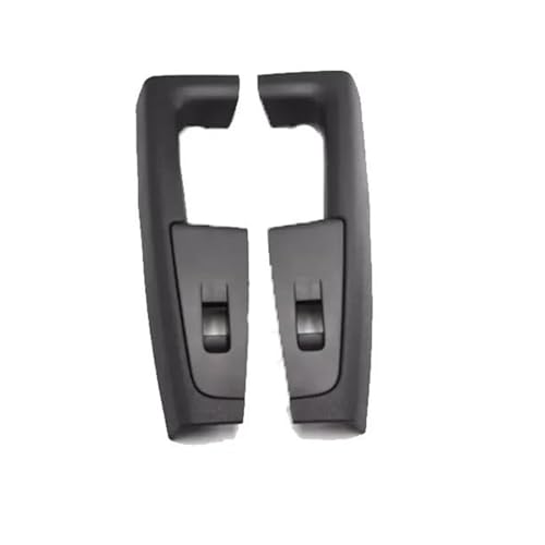 RVEVFBKBAL Auto 3TD867157 2 STÜCKE Vorne Hinten Innere Türgriff Armlehne Rahmen Schalter Bedienfeld Trim Für Skoda Für Superb 2008-2013(Schwarzes Heck) von RVEVFBKBAL