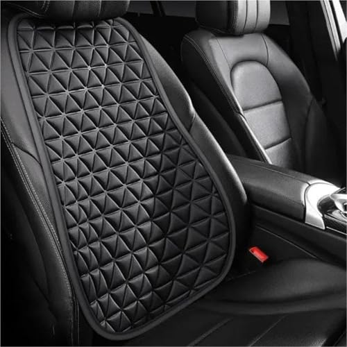 RVEVFBKBAL Auto Atmungsaktiver Stoff-Autositzbezug Universal-Autositzkissen(Black backrest) von RVEVFBKBAL