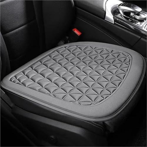 RVEVFBKBAL Auto Atmungsaktiver Stoff-Autositzbezug Universal-Autositzkissen(Gray square pad) von RVEVFBKBAL