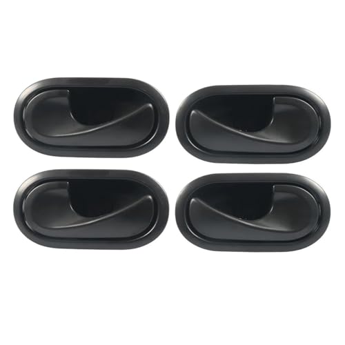 RVEVFBKBAL Auto Türinnengriff 8200491985 8200310580 8200310579 Für R&enault Für Megane Für Scenic Für Thalia Für Twingo Für Clio III 2005-2014(4pcs(1set)) von RVEVFBKBAL