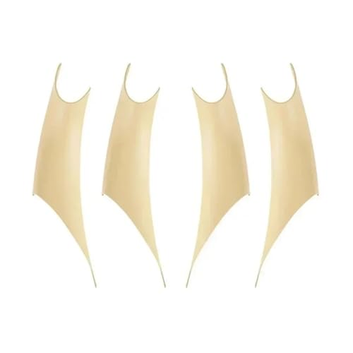 RVEVFBKBAL Auto Vorne Hinten Auto Innere Türgriff Pull Cover Für 3 4er F30 F31 F32 F33 F34 F36 F80 F82 2012-2019(Beige Full 4 pcs) von RVEVFBKBAL