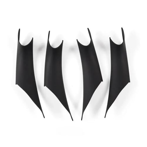 RVEVFBKBAL Auto Vorne Hinten Auto Innere Türgriff Pull Cover Für 3 4er F30 F31 F32 F33 F34 F36 F80 F82 2012-2019(Black Full 4 pcs) von RVEVFBKBAL