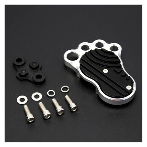 RVEVFBKBAL Motorrad Fußrasten Motorrad Modifikationszubehör Für Monkey 125 MSX125 Für GROM DAX125 Big Foot Bremspedal Abdeckungsteile(E) von RVEVFBKBAL