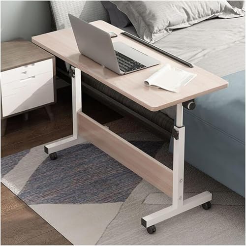 RVGVPMAMTZ Kleiner Stehpult, Computertisch, Rollpult mit Verstellbarer Höhe, tragbarer Laptop-Schreibtisch mit Rollen für Wohnzimmer, Schlafzimmer, Büro usw B RVGVPMAMTZ Kleiner Stehpult, Computertisch, Rollpult mit Verstellbarer Höhe, tragbarer Laptop-Schreibtisch mit Rollen für Wohnzimmer, Schlafzimmer, Büro usw B von RVGVPMAMTZ