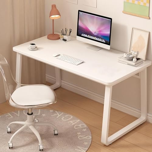 RVGVPMAMTZ Moderner, einfacher Computertisch, Kleiner Büro-Heimschreibtisch, Metallrahmen, weißer Schreibtisch, Eckwerkbank für Schlafzimmer, geeignet für das Homeoffice White,80 * 50 RVGVPMAMTZ Moderner, einfacher Computertisch, Kleiner Büro-Heimschreibtisch, Metallrahmen, weißer Schreibtisch, Eckwerkbank für Schlafzimmer, geeignet für das Homeoffice White,80 * 50 von RVGVPMAMTZ