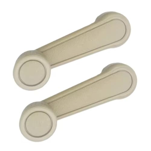 RVIFY Handkurbel Autofenster 2 stücke Handkurbel Griff Fit Für Auto Fenster Hebe Fit Für Suzuki Alt Alto Glücklich Starke Langlebig Universal Fensterkurbel(2pcs-beige) von RVIFY