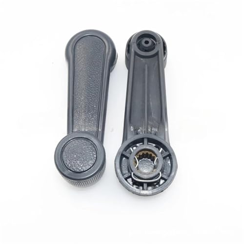 RVIFY Handkurbel Autofenster 2 stücke Handkurbel Griff Für Auto Fenster Heben Fit Für Suzuki Jiangnan Alten Alto 12mm Interne Zahn Durchmesser Universal Fensterkurbel(2pcs-Black) von RVIFY
