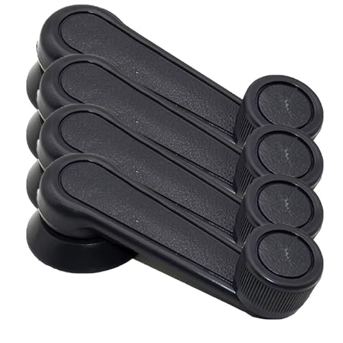 RVIFY Handkurbel Autofenster Autofenster-Rollladengriff ABS-Türglasverbinder Hebekurbelgriff Wickler Autofenstergriff Zubehör Universal Fensterkurbel(4PCS) von RVIFY