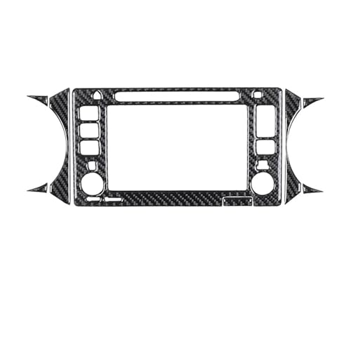 RVIFY Mittelkonsole Abdeckung‌ Center Console Navigation Dekorieren Abdeckung Trim Fit Für Tacoma Double Cab 2016-2020 2021 2022 2023 Auto Innen Zubehör(Carbon Fiber A) von RVIFY