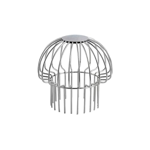 RVIFY Sieb, Erdsieb Sieb Garten Landschaftsbau Boden Ablauf Gutter Guard Edelstahl Dachrinne Laubschutz Mesh Abdeckung Für Schnelle Entwässerung Clog Gartensieb(110MM) von RVIFY