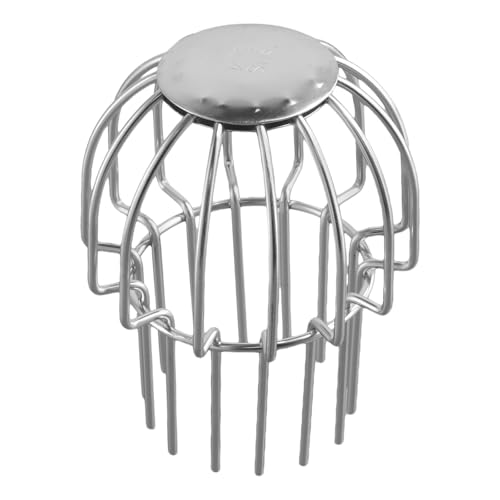 RVIFY Sieb, Erdsieb Sieb Garten Landschaftsbau Boden Ablauf Gutter Guard Edelstahl Dachrinne Laubschutz Mesh Abdeckung Für Schnelle Entwässerung Clog Gartensieb(75MM) von RVIFY