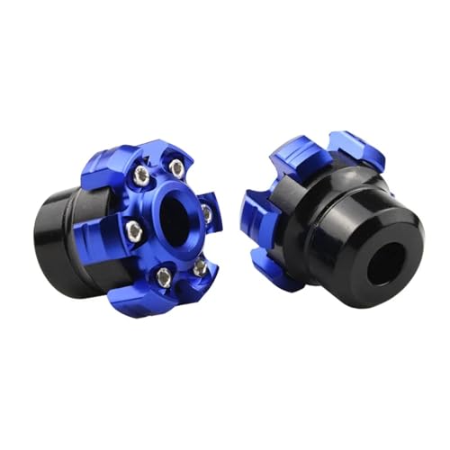 RVIFY Stoßdämpfer Motorrad Vorne Hinten Gabel Schutz Modifikation Universal Zubehör Persönlichkeit Stoßdämpfer Anti-Fallen Block Motorräder Stoßdämpfer(Blue) von RVIFY