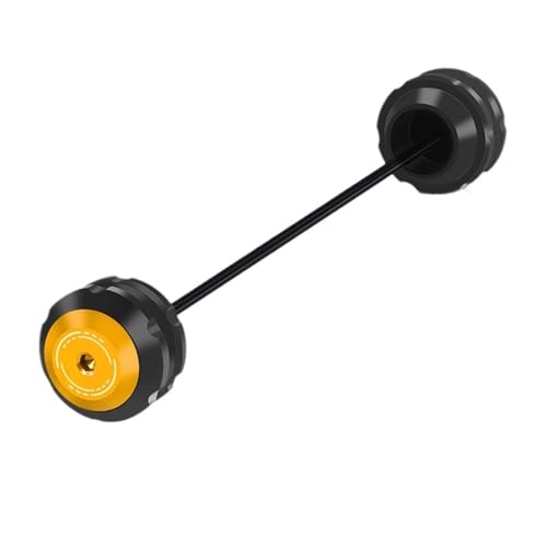 RVIFY Stoßdämpfer Vorderachse Gabel Crash Slider Cap Fit Für F800R F800S F800ST F800GT K1300R K1300S K1300GT Motorrad Rad Protector Pad Motorräder Stoßdämpfer(Front Gold) von RVIFY