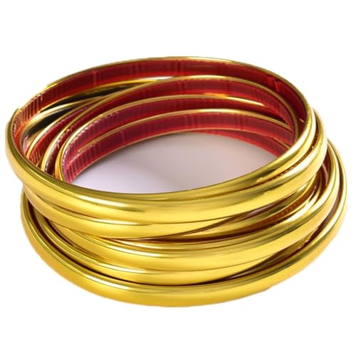 5 m selbstklebende Zierleiste für Auto, Stoßstange, Fenster, Türen, Karosserieseiten und Möbel (Gold, 22 mm) von RVJCMCDC