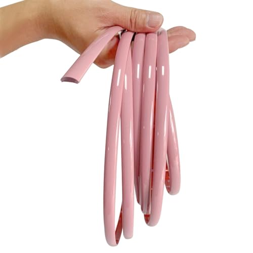 5 m selbstklebende Zierleiste für Auto, Stoßstangen, Fenster, Türen, Karosserieseiten und Möbel. (Pink, 10 mm) von RVJCMCDC