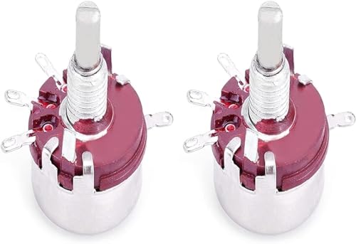 Einstellbarer Widerstand, 2 STÜCKE WTH118 Potentiometer 470-4,7 M Ohm Single-Turn Rotary Carbon Film Wire Wound Linear Potentiometer 10 mm 4-polig(4.7K Ohm) von RVJCMCDC