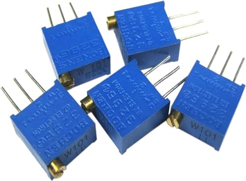 Einstellbarer Widerstand, 20 STÜCKE 3296 Potentiometer-Kit Hochpräziser 3296W variabler Widerstand 100R -1M 200R 500R 1k 2k 5K 10K 20K 50K 100K 200k 500k(2K Ohm) von RVJCMCDC