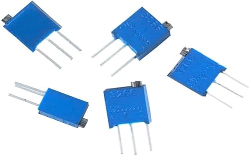 Einstellbarer Widerstand, 20 Stück 3266W 3266 Trimpot-Trimmpotentiometer 100 200 500 Ohm 1K 2K 5K 10K 20K 50K 100K 200K 500K 1M Ohm 103 101 201 501(100K Ohm) von RVJCMCDC