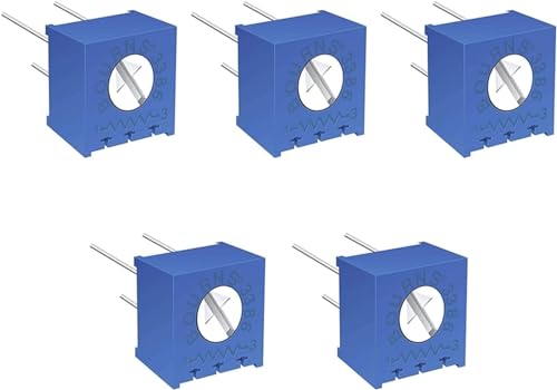 Einstellbarer Widerstand, 5 STÜCKE 3386P 100R 200R 500R 1K 2K 5K 10K 20K 50K 100K 200K 500K 1M Ohm 3386 Variable Widerstände Trimmerpotentiometer(1K Ohm) von RVJCMCDC