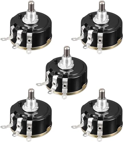 Einstellbarer Widerstand, 5 STÜCKE WX112 Potentiometer 3 W Single-Turn-Drahtgewickelte variable Widerstände 100-47 K Ohm Potentiometer-Kit(4.7K Ohm) von RVJCMCDC