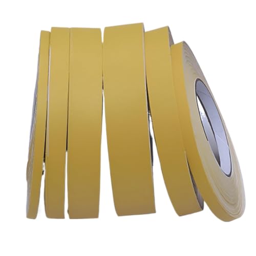 Formteile for Abziehen und Aufkleben, selbstklebende PVC-Leisten, Übergangsstreifen, Bodenkantenleisten, Folienband, for Wände, Kamine, Spiegelkanten und Basteldekorationen(Yellow,2500*1.5cm) von RVJCMCDC